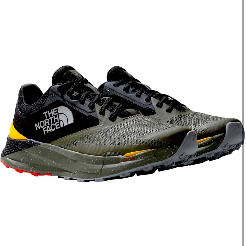 The North Face running trail shoes.